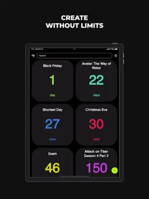 Countdown android App screenshot 4